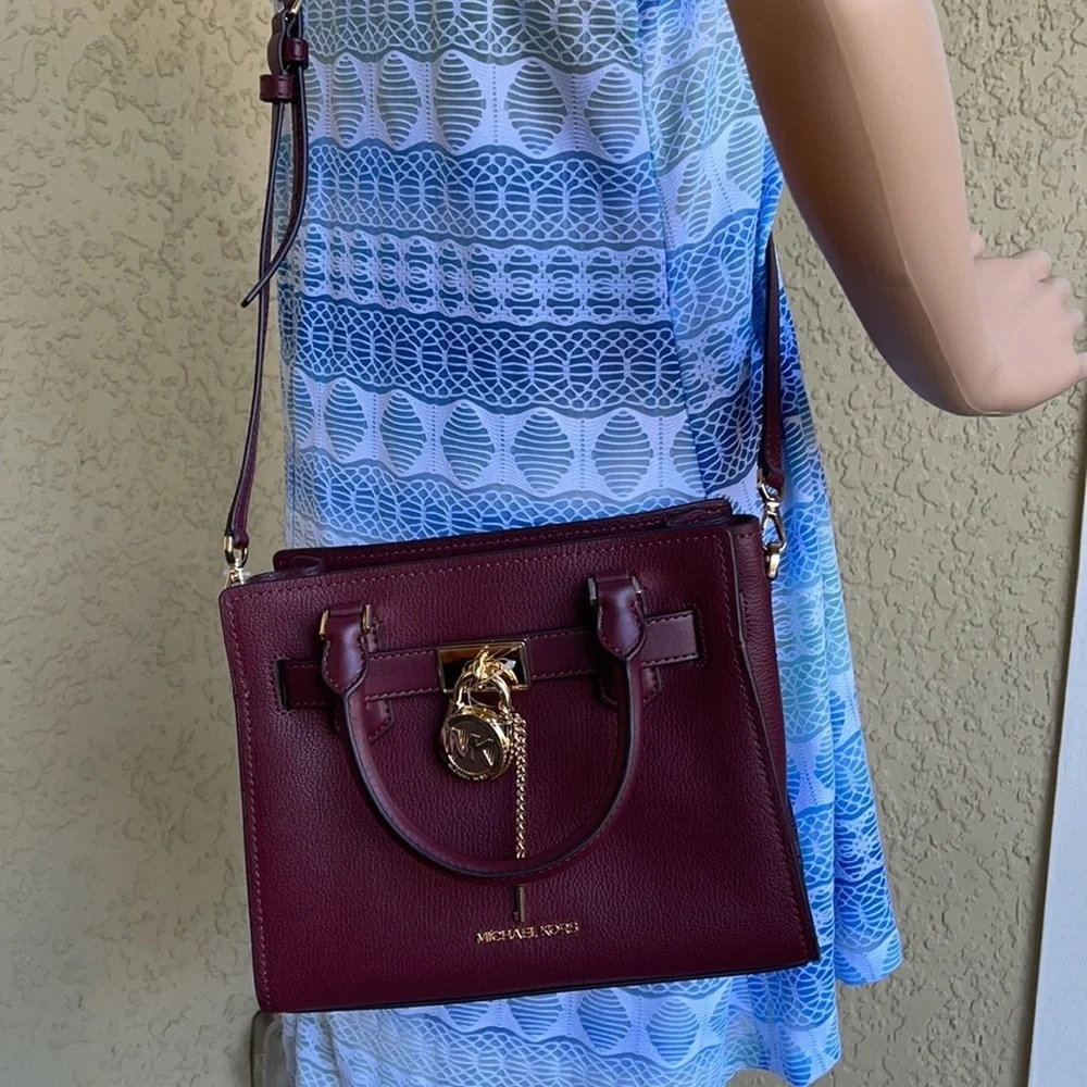 Michael Kors Hamilton Small Satchel Shoulder Crossbody Bag
